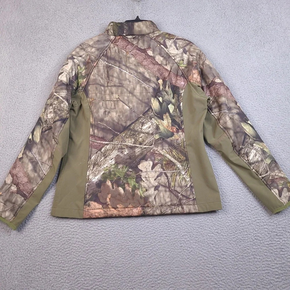 Mossy Oak Women Camo Jacket Large 3M Thinsulate Hybrid Softshell Hunting